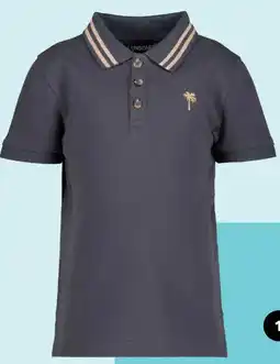 Scapino Unsigned jongens polo met palm donkerblauw aanbieding