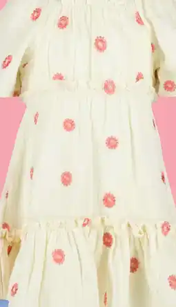 Scapino TwoDay mousseline meisjes jurk met bloemetjes aanbieding