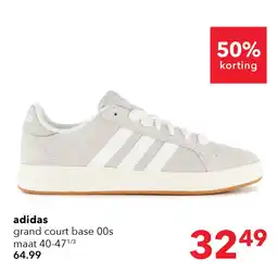 Scapino Adidas Grand Court Base 00s heren sneakers grijs aanbieding