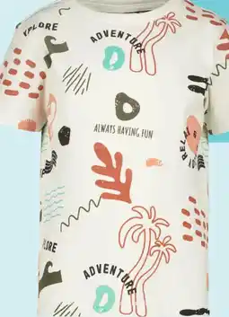 Scapino Unsigned jongens T-shirt met all over print aanbieding