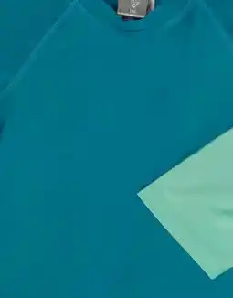 Scapino Osaga kinder UV zwemshirt met korte mouwen blauw aanbieding