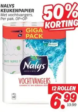 Dekamarkt NALYS KEUKENPAPIER aanbieding