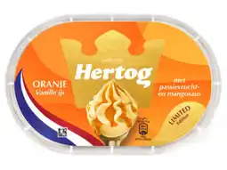 Hoogvliet Hertog Oranje vanille ijs aanbieding
