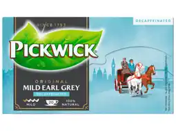 Hoogvliet Pickwick Decaf mild earl grey aanbieding