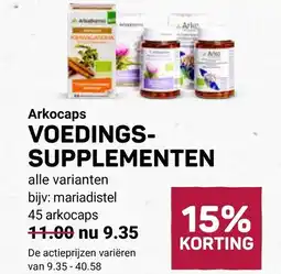 Ekoplaza Arkocaps voedings supplementen aanbieding