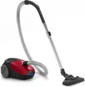Bol.com Philips PowerGo 2000 Series FC8243/09 - Stofzuiger met Zak - Zwart / Rood - + 2 Extra Mondstukken aanbieding