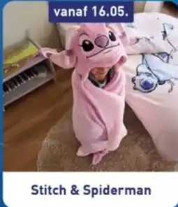 ALDI Stitch & Spiderman aanbieding