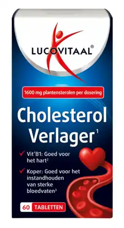 De Online Drogist Lucovitaal Cholesterol Verlager* Tabletten aanbieding