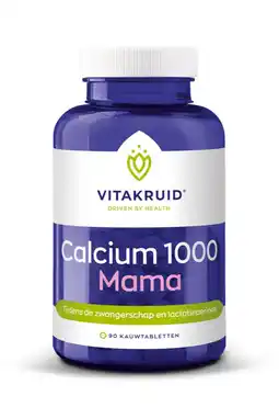 De Online Drogist Vitakruid Calcium 1000 Mama Kauwtabletten aanbieding
