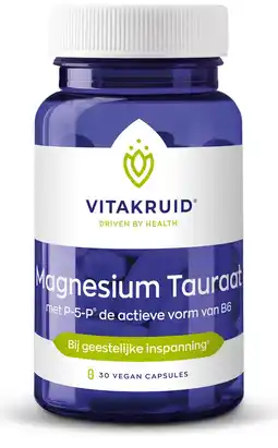 De Online Drogist Vitakruid Magnesium Tauraat Capsules aanbieding