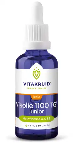 De Online Drogist Vitakruid Visolie 1100 TG Junior aanbieding