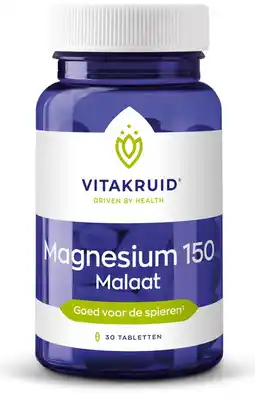 De Online Drogist Vitakruid Magnesium 150 Malaat Tabletten aanbieding