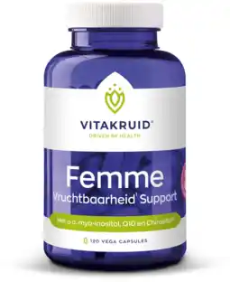 De Online Drogist Vitakruid Femme Vruchtbaarheid¹ Support aanbieding