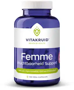De Online Drogist Vitakruid Femme Vruchtbaarheid¹ Support aanbieding