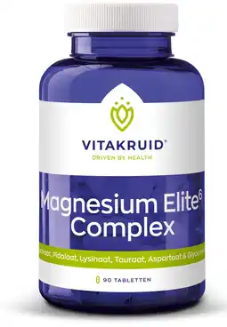 De Online Drogist Vitakruid Magnesium Elite⁶ Complex Tabletten 90TB aanbieding