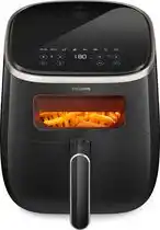 Bol.com Philips 3000 Series Airfryer XL - HD9257/80 - Kijkvenster - 5.6L - Tot 5 Personen - Zwart aanbieding