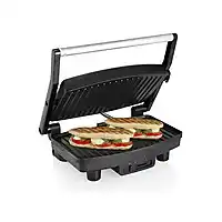 Bol.com Tristar Contactgrill - GR-2856 - 1500W - Tosti apparaat - 28x19cm bakoppervlak - Zwart aanbieding