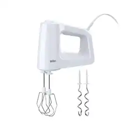 Bol.com Braun MultiMix 3 HM3000WH - Handmixer - Wit aanbieding