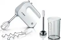 Bol.com Bosch MFQ4070 - Handmixer - Incl staafmixervoet - 500W - Wit aanbieding