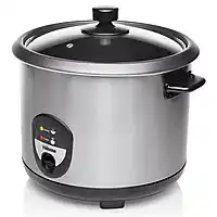 Bol.com Tristar Rijstkoker 2.2L - RK-6129 - 10-12 personen - Droogkookbeveiliging, warmhoudfunctie - RVS aanbieding