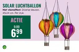 GroenRijk Solar luchtballon aanbieding