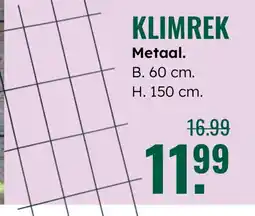 GroenRijk Klimrek Metaal. aanbieding