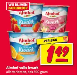 Nettorama Almhof volle kwark aanbieding
