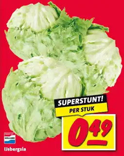 Nettorama IJsbergsla aanbieding
