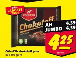 Nettorama Côte d'Or chokotoff puur aanbieding