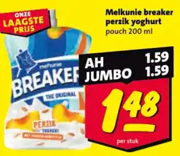 Nettorama Melkunie breaker perzik yoghurt aanbieding