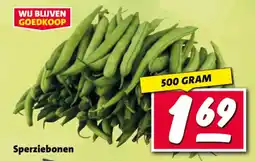 Nettorama Sperziebonen aanbieding