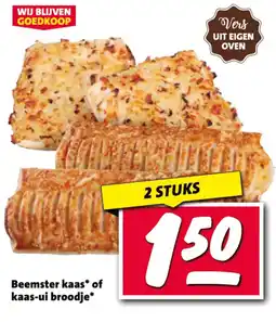 Nettorama Beemster kaas of kaas ui broodje aanbieding