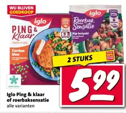 Nettorama Iglo Ping & klaar of roerbaksensatie aanbieding