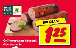 Nettorama Grillworst aan het stuk aanbieding