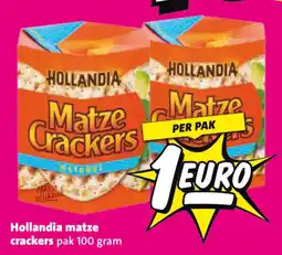 Nettorama Hollandia matze crackers aanbieding
