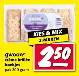 Nettorama gwoon crème brûlée koekjes aanbieding