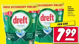 Nettorama Dreft vaatwas tabletten aanbieding