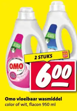 Nettorama Omo vloeibaar wasmiddel aanbieding