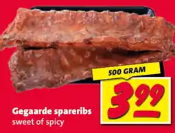 Nettorama Gegaarde spareribs sweet of spicy aanbieding