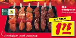 Nettorama BBQ vleesspiesen aanbieding
