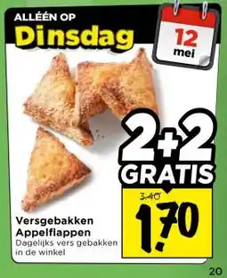 Vomar Voordeelmarkt Versgebakken Appelflappen aanbieding