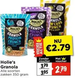 Vomar Voordeelmarkt Holie's Granola aanbieding