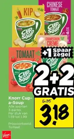 Vomar Voordeelmarkt Knorr Cup- a-Soup aanbieding