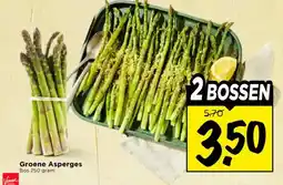 Vomar Voordeelmarkt Groene Asperges aanbieding