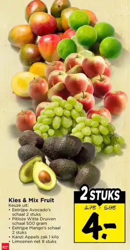 Vomar Voordeelmarkt Kies & Mix Fruit aanbieding