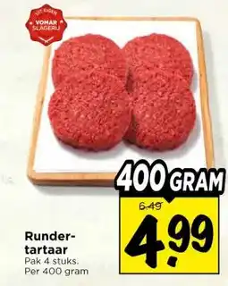 Vomar Voordeelmarkt Runder- tartaar aanbieding