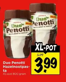 Vomar Voordeelmarkt Duo Penotti Hazelnootpas- ta aanbieding