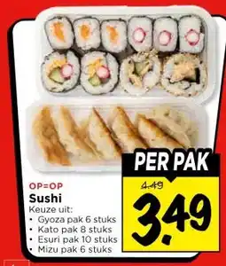 Vomar Voordeelmarkt Sushi aanbieding