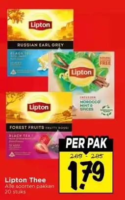Vomar Voordeelmarkt Lipton Thee aanbieding