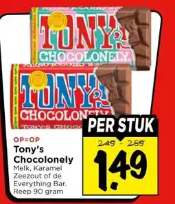 Vomar Voordeelmarkt Tony's Chocolonely aanbieding